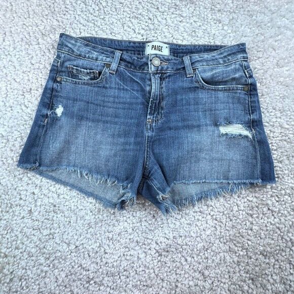 PAIGE Daryn Short Cortez Destructed - Picture 2 of 10